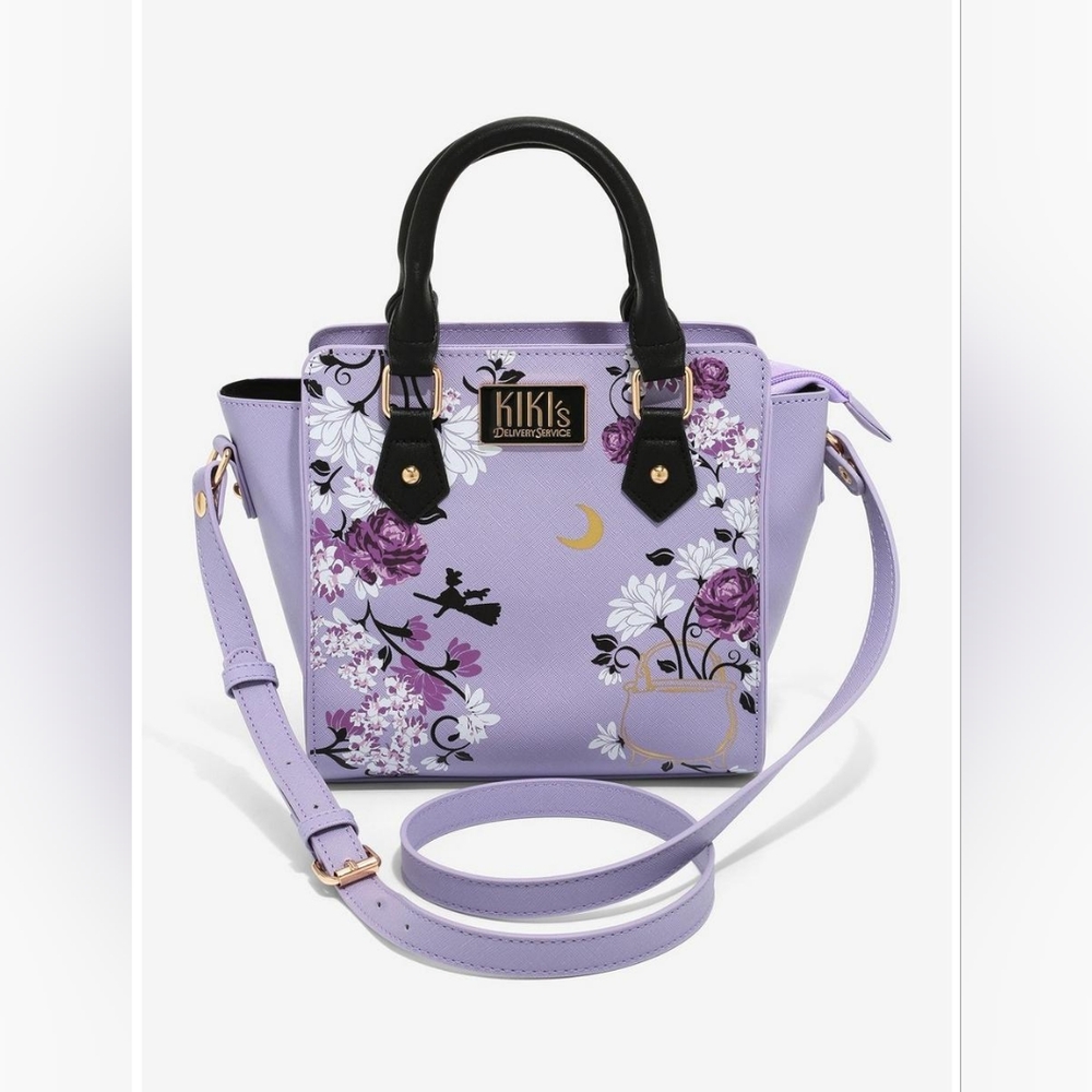 Studio Ghibli Kiki's Delivery Service Floral Satchel Bag